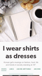 Mobile Screenshot of iwearshirtsasdresses.com
